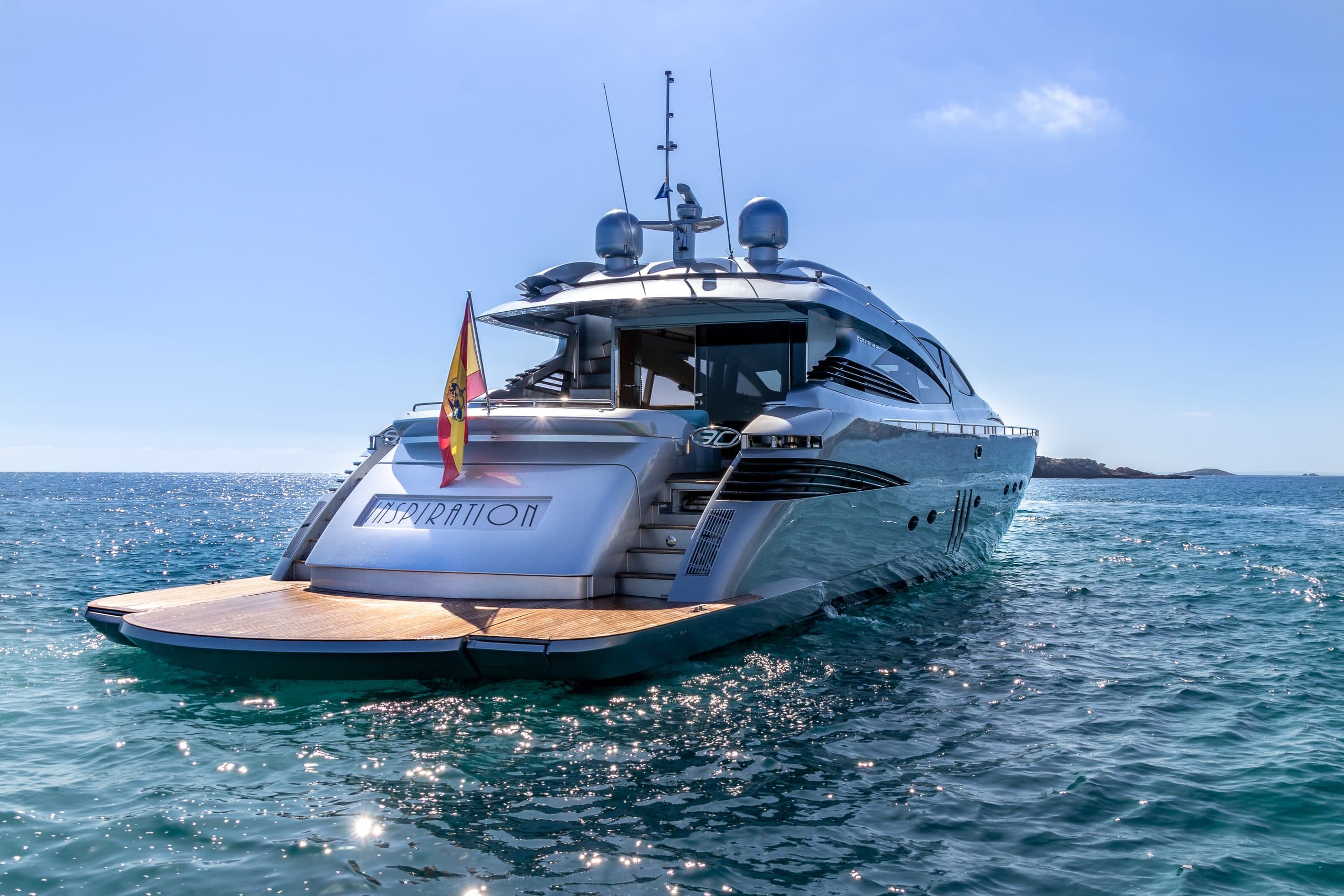 Pershing 90 available to enquire in Ibiza